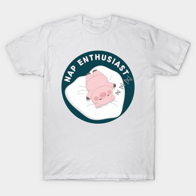 Nap Enthusiast T-Shirt by medimidoodles